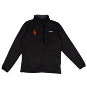 USC Trojans Men's Columbia Black SC Interlock Sweater Weather Full Zip Fleece Jacket